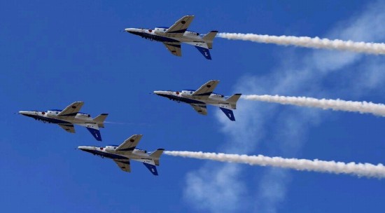 史上最大规模空中梯队：中国抗战70周年
