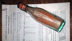 世界上最古老的的瓶中信写于99年前