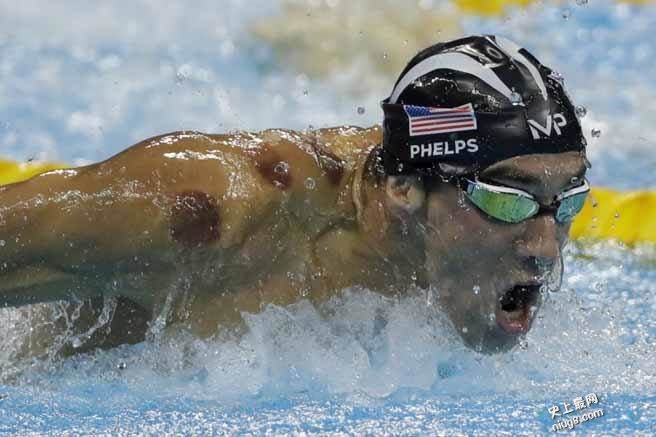 美国「飞鱼」菲尔普斯（Michael Phelps）22金的泳池叱咤风云
