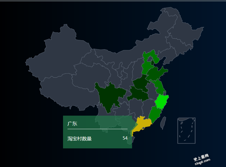 中国广东省淘宝村有哪些？广东网店分布图