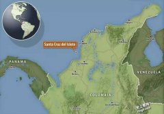 世界上最拥挤的岛屿Santa Cruz delIslote在哥