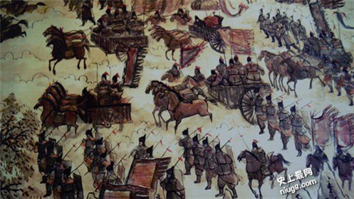 世界最长丝绢画164.8米-画家林龙顺的作品《好太王功业》