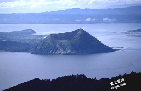 世界上最矮活火山-菲律宾吕宋岛上的塔尔火山