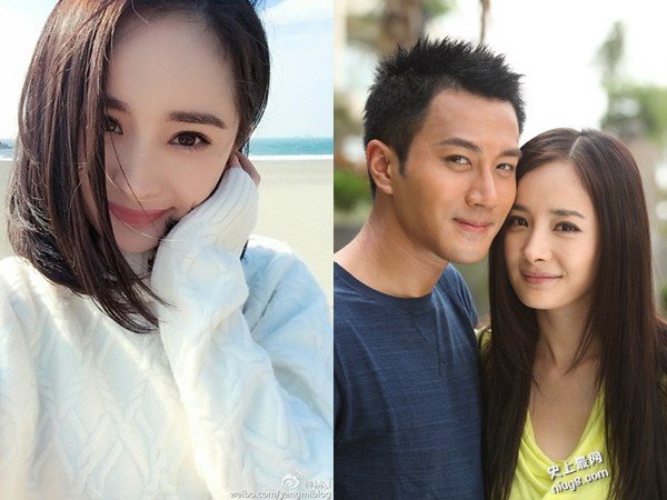 杨幂29岁生日击退婚变流言 老公刘愷威0点準时社