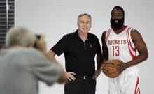 nba火箭热身赛击溃大鲨鱼 哈登16分10篮板