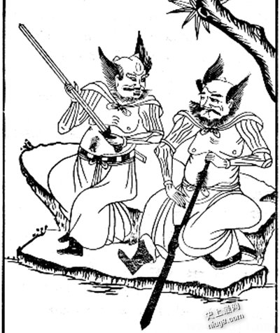 传说中的门神神荼、郁垒、秦叔宝和尉迟恭 谁厉