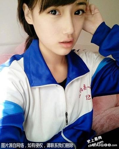 中国十大最美校服女生 谁是你的女神,