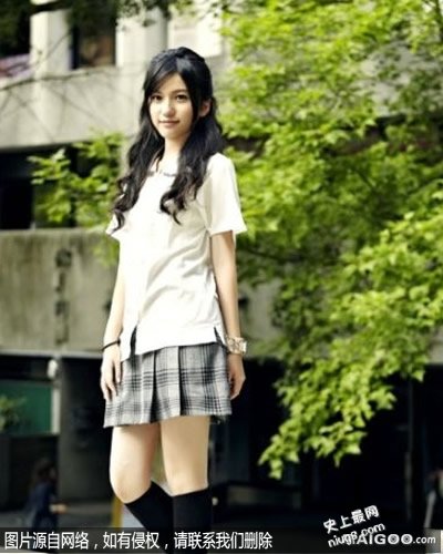 中国十大最美校服女生 谁是你的女神,