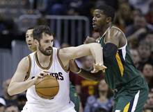 NBA》洛夫提前復出 骑士三巨头到齐退爵士